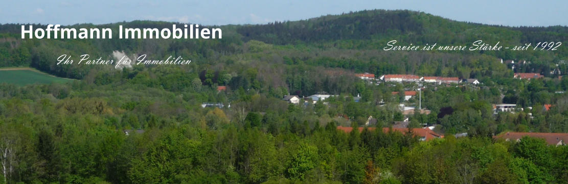 Hoffmann Immobilien Ihr Partner für Immobilien Service ist unsere Stärke - seit 1992