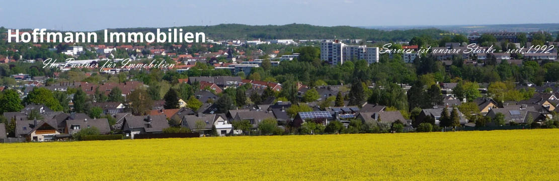 Hoffmann Immobilien Ihr Partner für Immobilien Service ist unsere Stärke - seit 1992