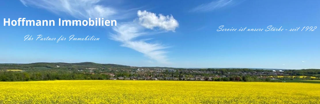 Hoffmann Immobilien Ihr Partner für Immobilien Service ist unsere Stärke - seit 1992